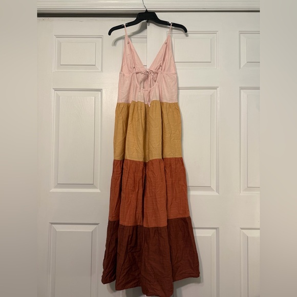 Anthropologie The Raya Colorblock Maxi Dress - Picture 7 of 7